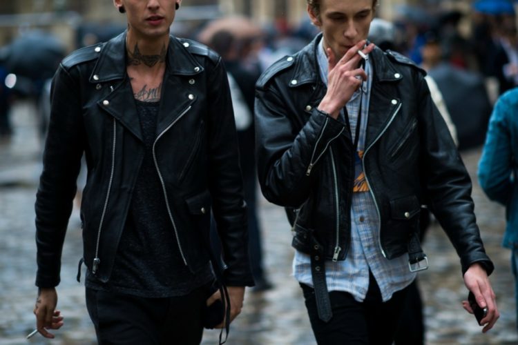 best men’s black biker jackets